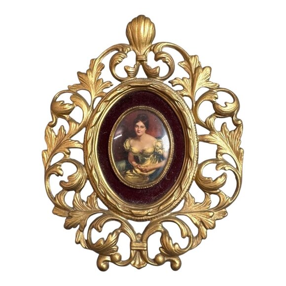 Vintage CAMEO CREATION Countess Of Blessington Grosvenor By Sir Thomas Lawrence - Picture 1 of 6